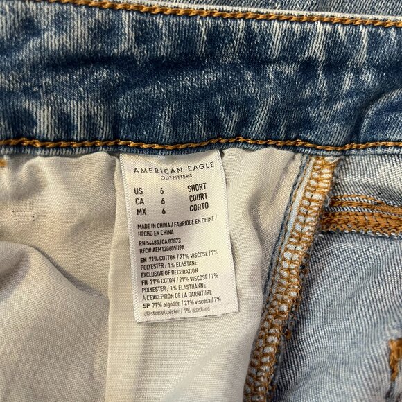 American Eagle Hi-Rise Next Level Stretch Jeggings Size 6 Short - Picture 4 of 5